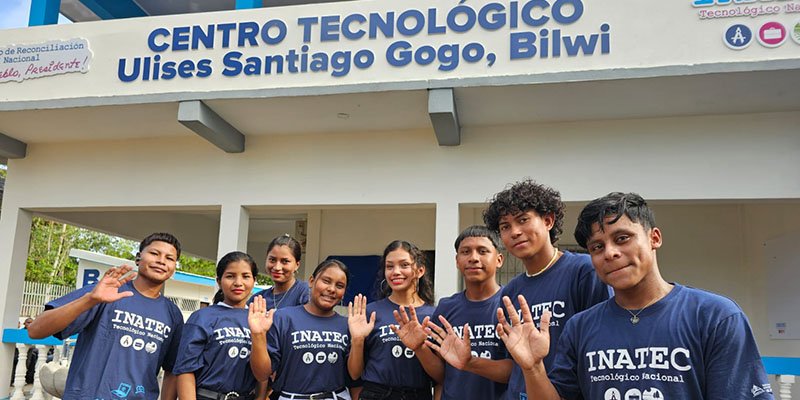 Inauguración del Centro Tecnológico Ulises Santiago Gogo en Bilwi