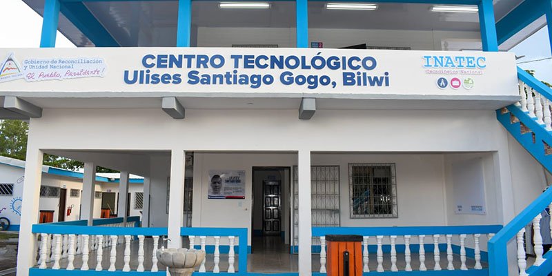 Inauguración del Centro Tecnológico Ulises Santiago Gogo en Bilwi