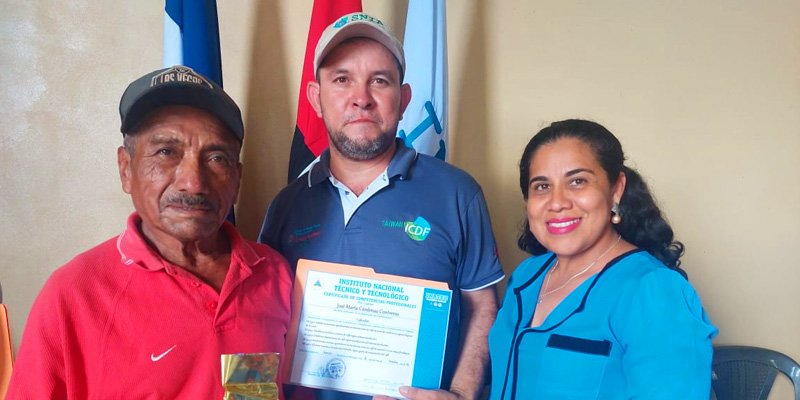 Caficultores de Santo Domingo en Telpaneca, certifican sus conocimientos empíricos