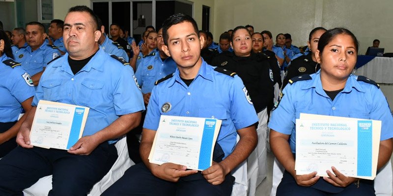 Policía Nacional y INATEC Gradúan y Lanzan Nueva Edición del Programa Angelita Morales Avilés