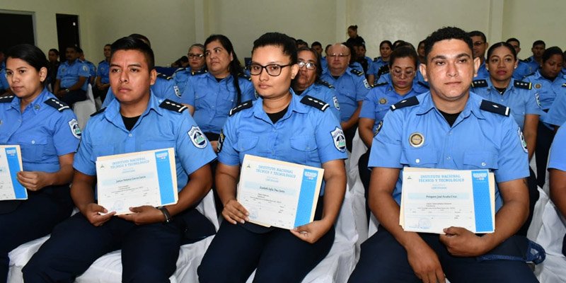 Policía Nacional y INATEC Gradúan y Lanzan Nueva Edición del Programa Angelita Morales Avilés