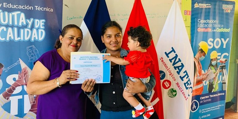 INATEC acerca el aprendizaje del idioma inglés a la Comunidad El Chiquirín, Somoto