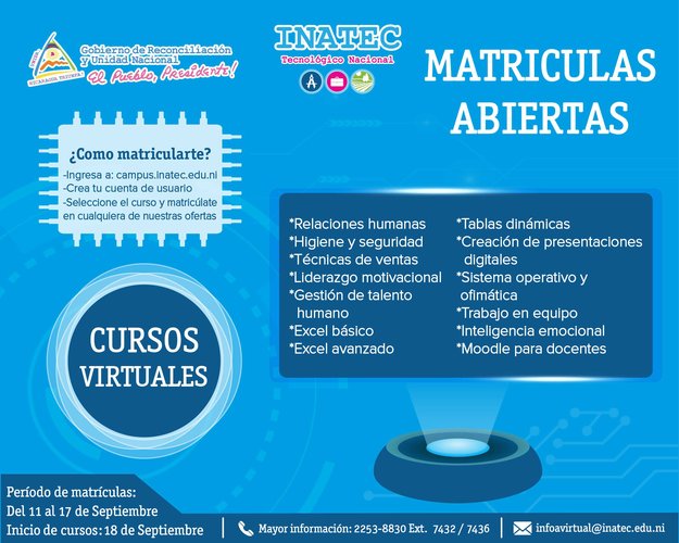 Matriculas Cursos Virtuales