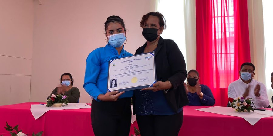 INATEC realiza Graduación de Técnicos Especialistas en docencia en Bluefields