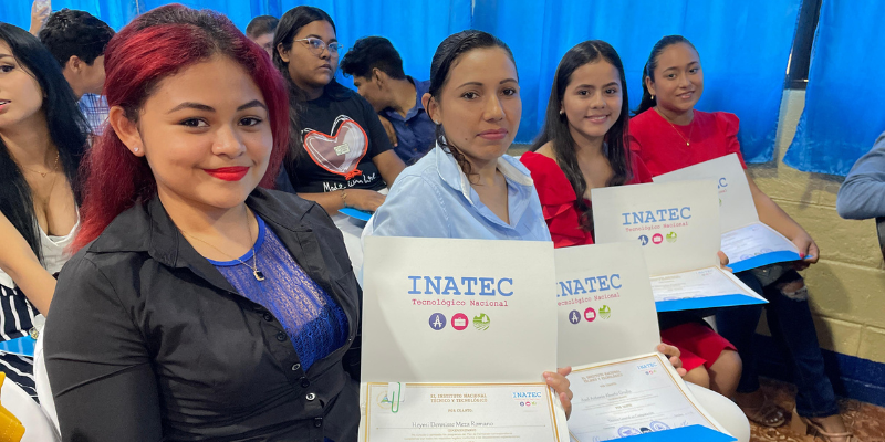 Egresados de la educación técnica en Chinandega