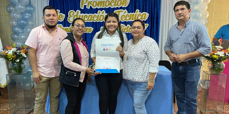 Egresados de la educación técnica en Chinandega