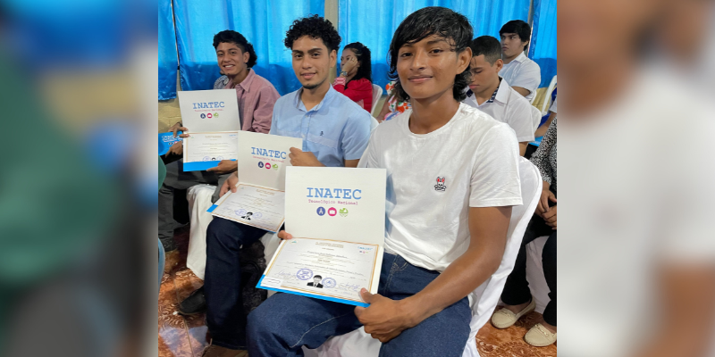 Egresados de la educación técnica en Chinandega