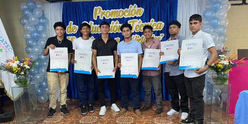 Egresados de la educación técnica en Chinandega