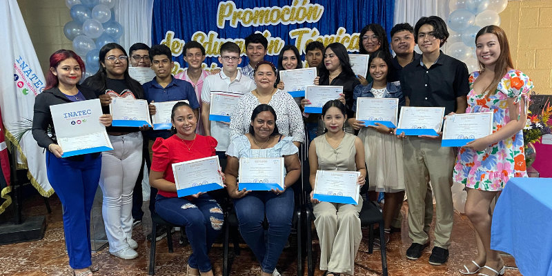 Egresados de la educación técnica en Chinandega