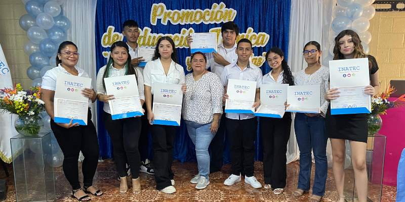 Egresados de la educación técnica en Chinandega