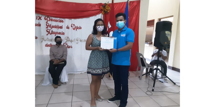 Protagonistas logran culminar curso de las Escuelas Municipales de Oficio en la Isla de Ometepe