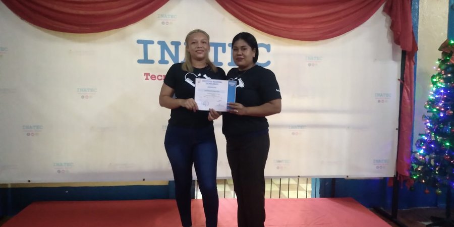 110 habitantes de la Isla de Ometepe celebran haberse Capacitado con el Centro Tecnológico