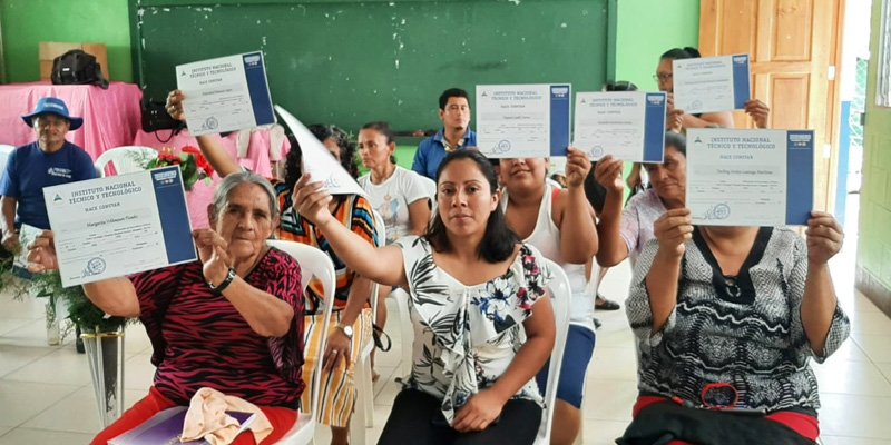 Recuperando técnicas ancestrales en la Escuela de la Comunidad El Hular, La Dalia