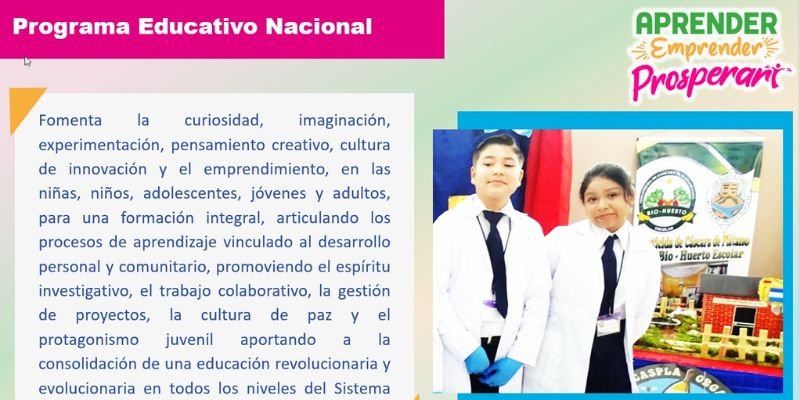 Sistema Educativo desarrolla Encuentro Nacional de Apropia-ción del Programa Aprender, Emprender, Prosperar