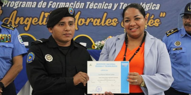INATEC y Policía Nacional celebran la IV Edición del Programa Técnico “Angelita Morales Avilés”
