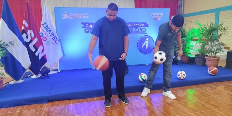 INATEC fortalece la formación integral de más de 46 mil estudiantes técnicos con entrega de material deportivo