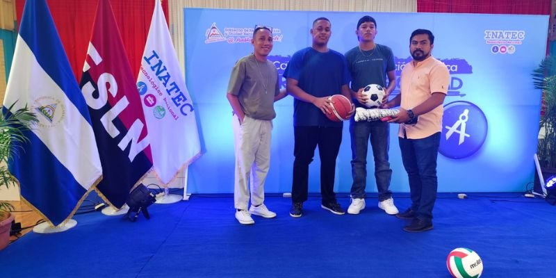 INATEC fortalece la formación integral de más de 46 mil estudiantes técnicos con entrega de material deportivo