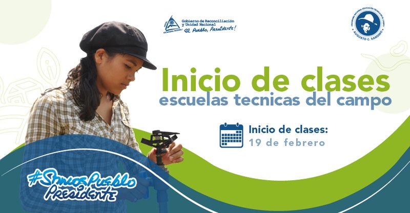 Inicio de Clases Escuelas Técnicas en el Campo