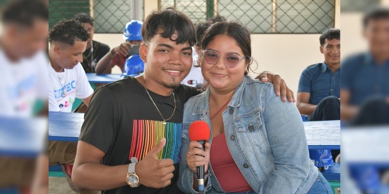 Con determinación y alegría: Argenis, el estudiante técnico que desafía barreras