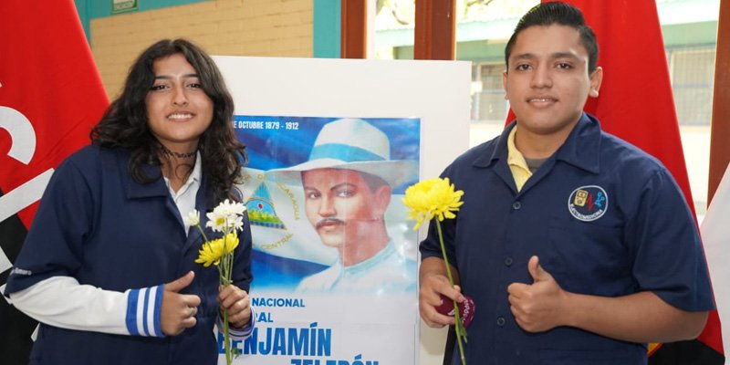 Estudiantes Técnicos honran el legado del General Benjamín Zeledón