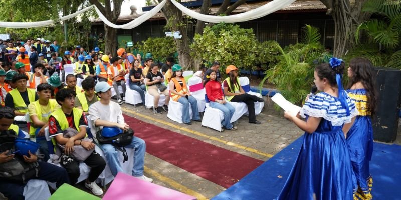 Juventud Técnica honra el legado del Comandante Tomás Borge con arte y compromiso