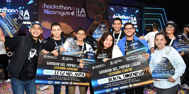 Éxito total el Festival Tecnológico Hackathon Nicaragua 2023