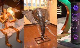 Exposición de Arte en Metal y Luces del Centro Tecnológico Ernst Thalmann