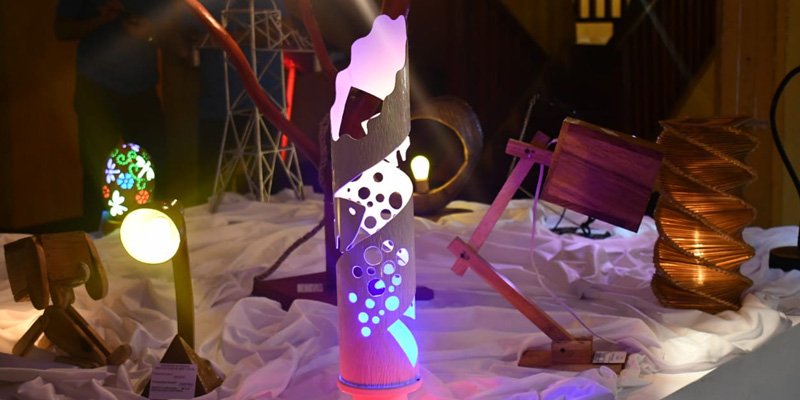Derroche de Creatividad: Inauguran exposición de Arte en metal y luces en Jinotepe