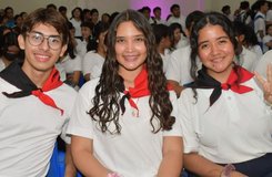 Estudiantes técnicos rinden homenaje a los Comandantes Tomás Borge y Fidel con festival artístico y cultural