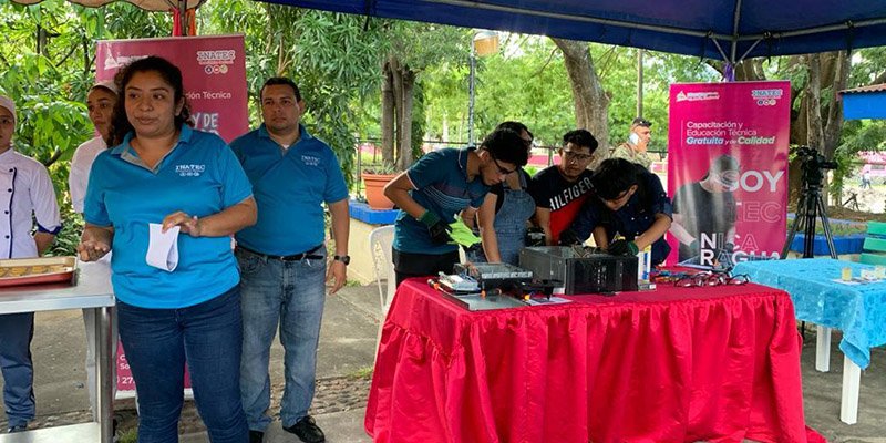 Conmemoran legado del Che Guevara en Centro Tecnológico que lleva su nombre en Somoto