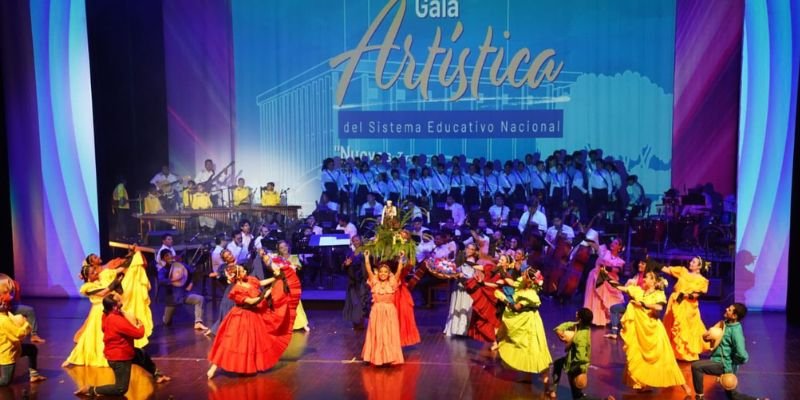 Sistema Educativo Nacional celebra Gala Artística “Nuevos triunfos y bendiciones” en el Teatro Rubén Darío