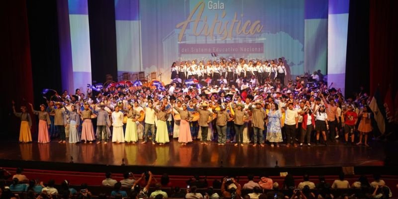 Sistema Educativo Nacional celebra Gala Artística “Nuevos triunfos y bendiciones” en el Teatro Rubén Darío
