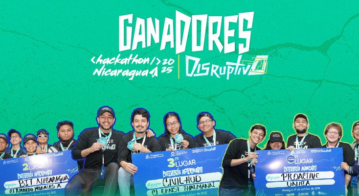 Hackathon Nicaragua Disruptivo 2025 premia la innovación y talento joven en tecnología