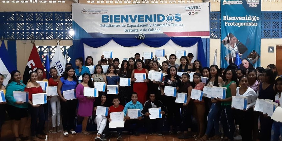 Protagonistas de la Isla de Ometepe finalizan cursos técnicos