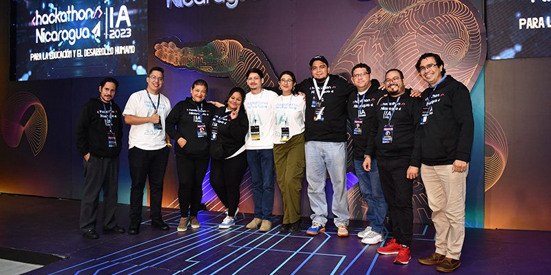 Clausura segundo día Hackathon Nicaragua 2023 Inteligencia Artificial para la educación y el desarrollo humano