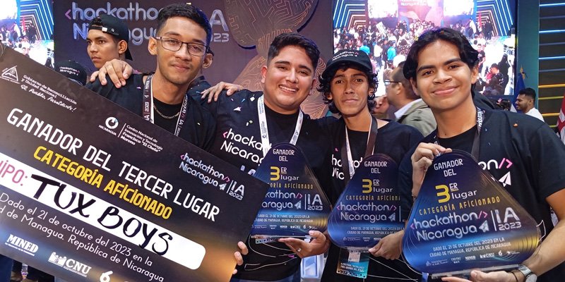 Clausura segundo día Hackathon Nicaragua 2023 Inteligencia Artificial para la educación y el desarrollo humano