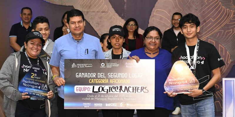 Clausura segundo día Hackathon Nicaragua 2023 Inteligencia Artificial para la educación y el desarrollo humano