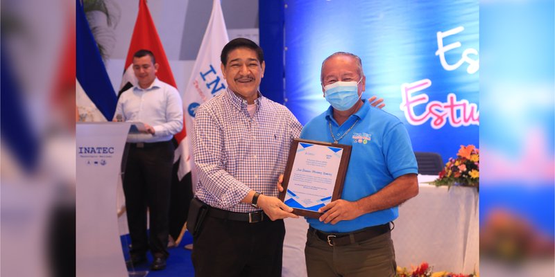 Mejor docente a nivel nacional, José Dionisio Martínez Ramírez, Centro Tecnológico Carlos Manuel Vanegas Olivas, Chinandega.