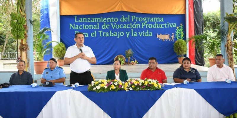 Realizan en Nicaragua lanzamiento del Programa Vocación Productiva para el Trabajo y la Vida