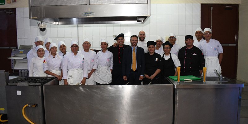 Master Class de Cocina Italiana para Estudiantes de Hotelería y Turismo