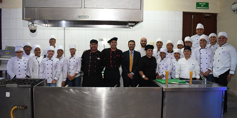 Master Class de Cocina Italiana para Estudiantes de Hotelería y Turismo