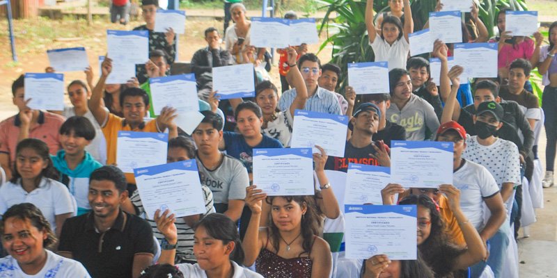 Nandasmo cuenta con más de 200 egresados del Programa Vocación Productiva para el Trabajo y la Vida