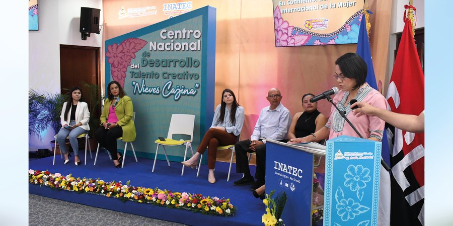 Acto de Inauguración del Centro Nacional de Desarrollo del Talento Creativo "Nieves Cajina"