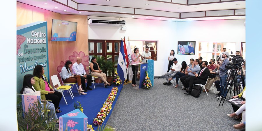 Acto de Inauguración del Centro Nacional de Desarrollo del Talento Creativo "Nieves Cajina"