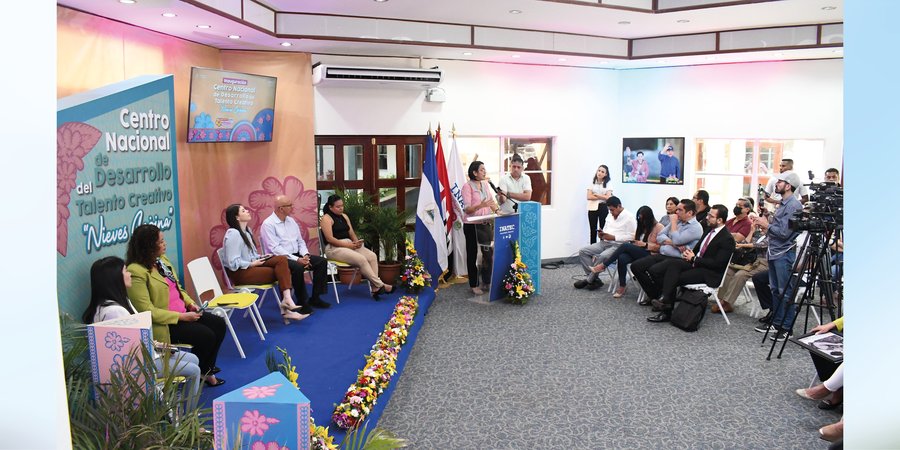 Acto de Inauguración del Centro Nacional de Desarrollo del Talento Creativo "Nieves Cajina"