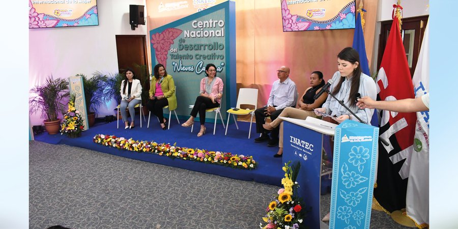 Acto de Inauguración del Centro Nacional de Desarrollo del Talento Creativo "Nieves Cajina"