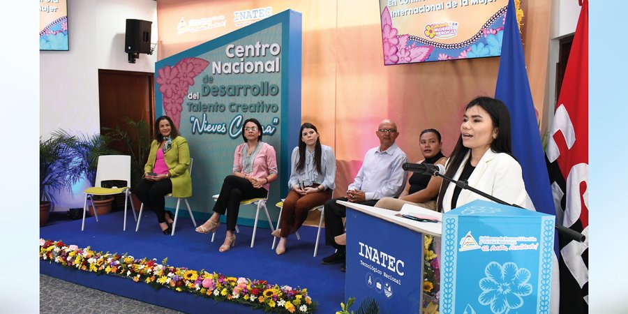 Acto de Inauguración del Centro Nacional de Desarrollo del Talento Creativo "Nieves Cajina"