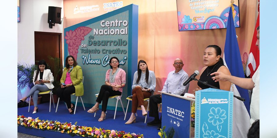 Acto de Inauguración del Centro Nacional de Desarrollo del Talento Creativo "Nieves Cajina"