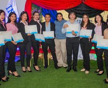 Nuevos Técnicos Profesionales se gradúan  en Masaya en celebración de Julio Victorioso