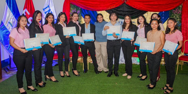 Nuevos Técnicos Profesionales se gradúan  en Masaya en celebración de Julio Victorioso